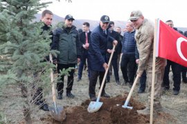 Bitlis’te Binlerce Fidan Toprakla Buluştu