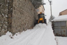 Bitlis Belediyesi karla mücadele çalışmaları