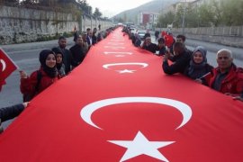 Bitlis’te 57. Piyade Alayı şehitleri anısına vefa yürüyüşü yapıldı
