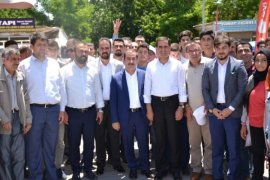 AK Parti Bitlis milletvekili adaylarının seçim çalışmaları