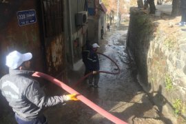 Bitlis Belediyesi Kent Genelindeki Temizlik Çalışmaları Hız Kesmeden Devam ediyor