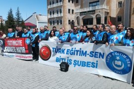 Okula Yapılan Saldırı Bitlis’te Protesto Edildi