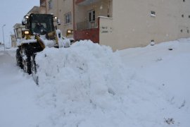 Tatvan’da Kar Temizleme Çalışması Devam Ediyor