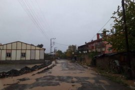 Şiddetli yağmur Tatvan’da hasarlara yol açtı