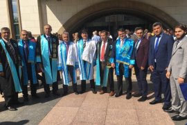 BEÜ Rektörü Yardım’ın katılımıyla Akademik Yılı Açılış Töreni Cumhurbaşkanlığı Sarayı'nda yapıldı