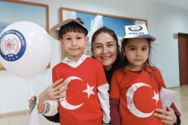Cumhuriyet Anaokulu Öğrencileri Emniyet Müdürlüğünü Ziyaret Etti