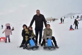 Bitlis’teki Kayak Merkezinde Yarıyıl Tatili Boyunca Yoğunluk Yaşandı