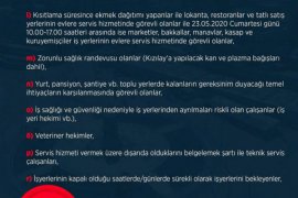 Sokağa çıkma yasağı ile ilgili ‘Önemli Duyuru’