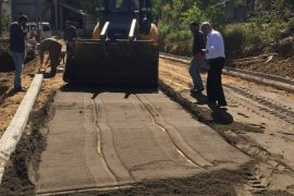 Yolalan Beldesi’nde 9 kilometre yol yapımı çalışması yürütüldü