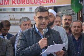 İsrail’in Gazze’de yaptığı katliam Tatvan’da kınandı