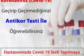 İsteyen Herkes Tatvan Can Hastanesi’nde Koronavirüs ‘Antikor Testi’ Yaptırabilir