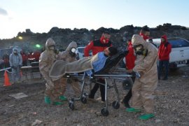 Bitlis'te 'KBRN Tehditler Tatbikatı' Yapıldı