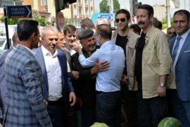 AK Parti Bitlis milletvekili adaylarının Güroymak ziyareti