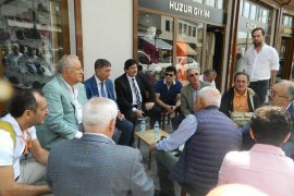 Ahmet Eren ile Rektör Yardım Bitlis’teki tarihi yerleri inceledi