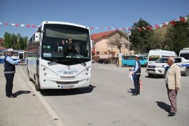 Bitlis’te şikayetler üzerine halk otobüsleri denetlendi