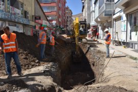 Cumhuriyet Caddesi’nde Birinci Etap Altyapı Çalışmaları Tamamlandı