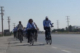 Aktivistler Kurutuluş Yıl Dönümü Dolayısıyla 30 Kilometre Pedal Çevirdiler