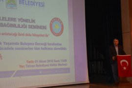 Madde bağımlılığı ile mücadele seminerine ilgili kurumlar katılmadı