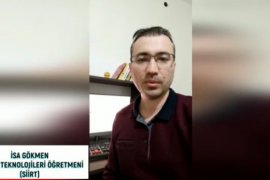 Tatvan'daki öğretmenlerden öğrencilere anlamlı mesaj