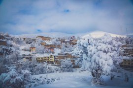 Kar kalınlığı Bitlis'te 2 metreye ulaştı