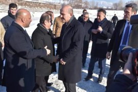 Bakanı Soylu, Şeyh Çevik’in taziyesine katıldı
