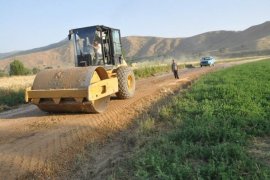 Günkırı’da yol yapım çalışmaları