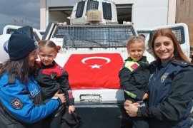 Cumhuriyet Anaokulu Öğrencileri Emniyet Müdürlüğünü Ziyaret Etti