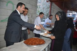 Başkan Geylani, iftar çadırına katıldı