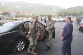 8. Kolordu Komutanı Erbaş, Vali Ustaoğlu’nu ziyaret etti.