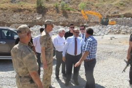 Bitlis - Baykan arasındaki yol yapımı ve viyadük çalışmaları