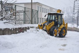 Tatvan Belediyesi karla mücadele çalışmaları