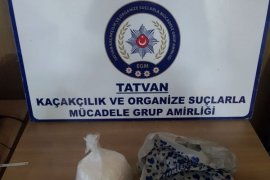 Tatvan'da 1 kilogram uyuşturucu madde ele geçirildi