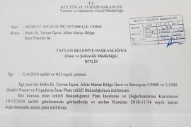 Tatvan’da afetten çıkarılan alanlar 25 yıl sonra imara açıldı