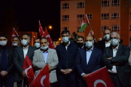 İsrail'in Mescid-i Aksa Saldırıları Bitlis'te Protesto Edildi