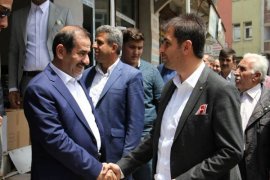 AK Parti Bitlis milletvekili adaylarının Güroymak ziyareti