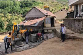 Mutki İlçe Merkezinin Alt Yapı İşinin Geçici Kabulü Yapıldı​