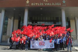 Bitlis’deki 100 öğrenci geziye uğurlandı