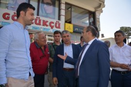 Bitlis Valisi İsmail Ustaoğlu Tatvan'daki kurumları ve esnafları ziyaret etti