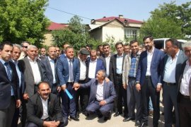 AK Parti Bitlis milletvekili adaylarının Güroymak ziyareti