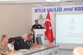 Bitlis’te İl Afet Acil Durum Toplantısı Düzenlendi