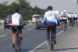 Aktivistler Kurutuluş Yıl Dönümü Dolayısıyla 30 Kilometre Pedal Çevirdiler