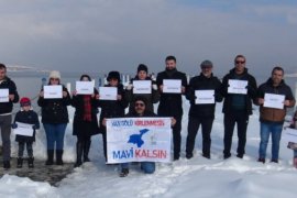 Kahramanmaraş Depremi Yıldönümü Dolayısıyla Van Gölü’ne Karanfil Bırakıldı