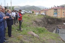 12 yıldır camisi bulunmayan mahalleye cami temeli atıldı