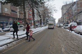 Tatvan’da kar yağışı etkisini sürdürüyor