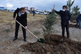 Tatvan’da 500 Adet Fidan Toprak ile Buluştu