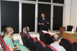 Bitlis Tatvan Devlet Hastanesi’nde Mavi Kod Eğitimi Düzenlendi