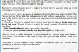 Nemrut Kalderası’nda Ateş ve Mangal Yasaklandı
