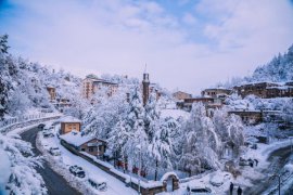 Kar kalınlığı Bitlis'te 2 metreye ulaştı