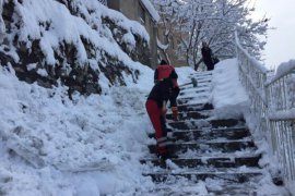 Bitlis’te karla mücadele çalışmaları