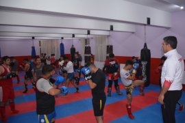 Tatvan’da uluslararası Muaythai kampı düzenlendi